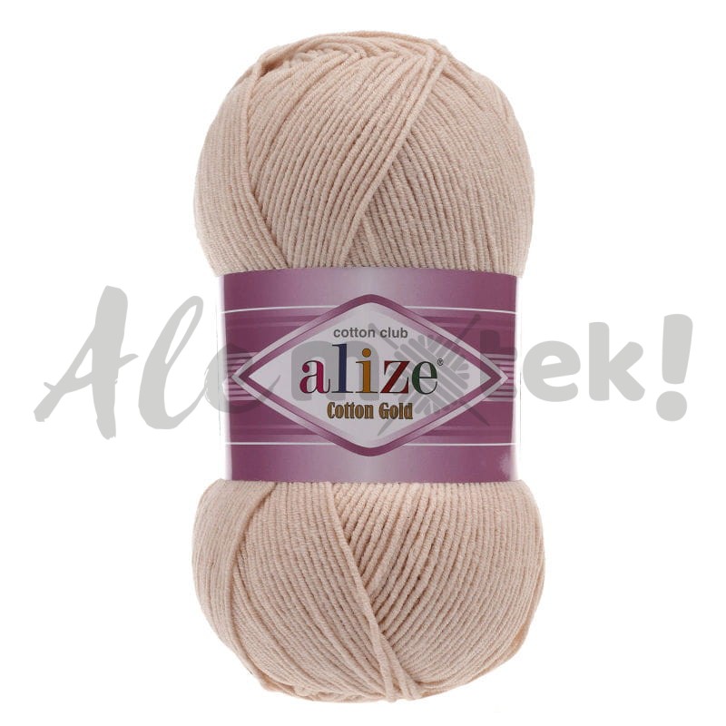 Alize Cotton Gold Fine - Lotto Di 3 Gomitoli 55% Cotone 45% Acrilico, 100g/470m L'uno, Colore 15 Verde Acqua, Per Uncinetto E Maglieria