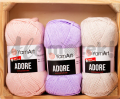 YarnArt Adore 353 burgundowy