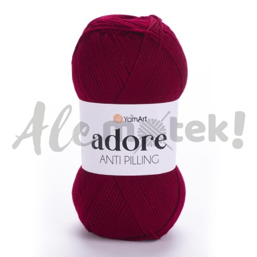 YarnArt Adore 353 burgundowy