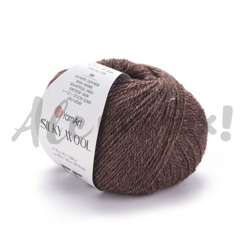 YarnArt Silky Wool 336 czekoladowy