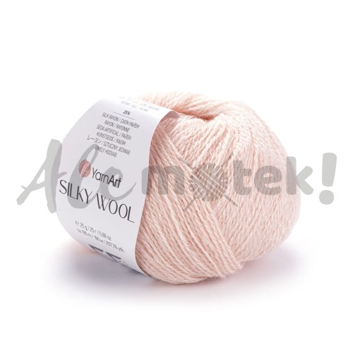 YarnArt Silky Wool 341 jasny łososiowy