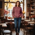 Włóczka LadyYarn Merino XL 015 wrzosowy 25% wełna 75% akryl 100 m 100 gr