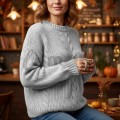 Włóczka LadyYarn Merino XL 021 jasny szary 25% wełna 75% akryl 100 m 100 gr
