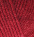Włóczka Alize Lanagold 56 czerwony 51% Akryl 49% Wełna 240 metrów 100 gr