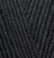 Włóczka Alize Lanagold 60 czarny 51% Akryl 49% Wełna 240 metrów 100 gr