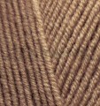 Włóczka Alize Lanagold 466 camel 51% Akryl 49% Wełna 240 metrów 100 gr