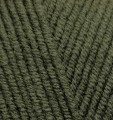 Włóczka Alize Lanagold 29 khaki 51% Akryl 49% Wełna 240 metrów 100 gr