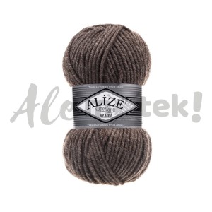 Włóczka Alize Superlana Maxi 240 kakaowy 100 m 100 g 25% wełna 75% akryl  