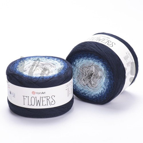 Włóczka YarnArt Flowers 261 55% bawełny 45 % akryl 250gr 1000mt