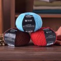 YarnArt Lana Attraente 6640 szary 100 wełna 50gr/160m