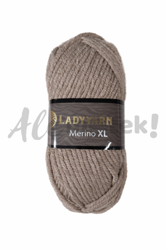Włóczka LadyYarn Merino XL 004 beżowy 25% wełna 75% akryl 100 m 100 gr