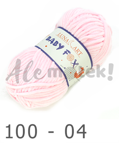 Luna Art Baby Fox 100-04 jasny róż 100% poliester 100gr 120m 