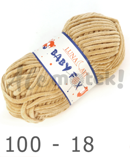 Luna Art Baby Fox 100-18 jasny beż 100% poliester 100gr 120m