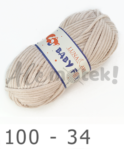 Luna Art Baby Fox 100-34 ekru 100% poliester 100gr 120m 