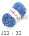 Luna Art Baby Fox 100-35 niebieski 100% poliester 100gr 120m 