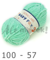 Luna Art Baby Fox 100-57 aqua 100% poliester 100gr 120m