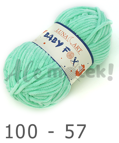 Luna Art Baby Fox 100-57 aqua 100% poliester 100gr 120m