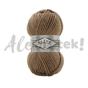 Włóczka Alize Superlana Maxi 991 j. brąz 100 m 100 g 25% wełna 75% akryl 