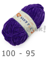 Luna Art Baby Fox 100-95 fioletowy 100% poliester 100gr 120m