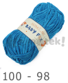 Luna Art Baby Fox 100-98 szafirowy 100% poliester 100gr 120m 