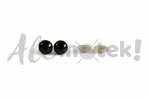 Oczy Bezpieczne 20mm czarne do zabawek 1 para 