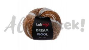 KnitMe Dream Wool 01 50gr 145m 75% akryl 25% wełna