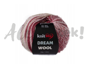 KnitMe Dream Wool 06 50gr 145m 75% akryl 25% wełna 