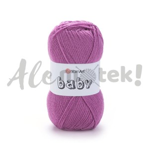 YarnArt Baby 560 wrzosowy 50gr 150m 100% akryl 