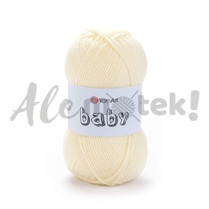 YarnArt Baby 7003 kremowy 50gr 150m 100% akryl  