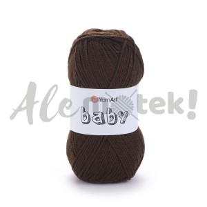 YarnArt Baby 1182 brązowy 50gr 150m 100% akryl 