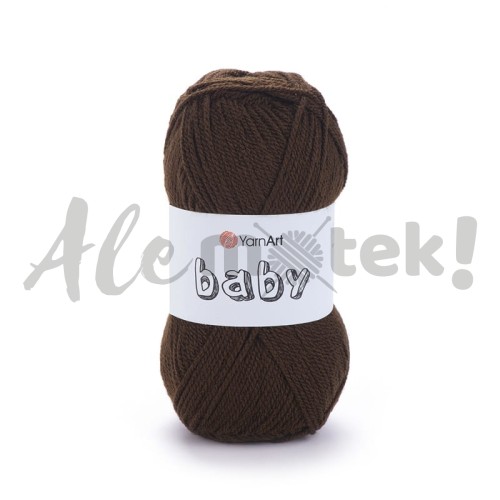YarnArt Baby 1182 brązowy 50gr 150m 100% akryl 