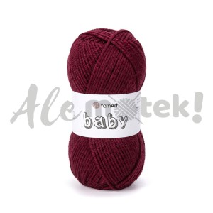 YarnArt Baby 577 bordowy 50gr 150m 100% akryl