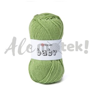 YarnArt Baby 69 zielony 50gr 150m 100% akryl