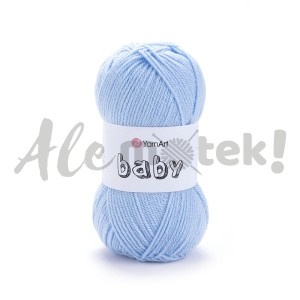 YarnArt Baby 215 błękitny 50gr 150m 100% akryl 