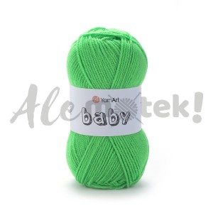 YarnArt Baby 8233 soczysty trawiasty 50gr 150m 100% akryl 