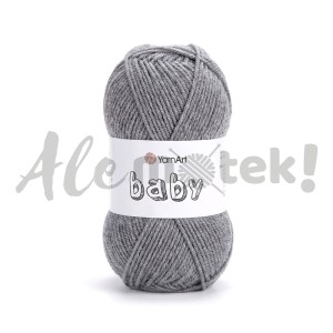 YarnArt Baby 29 szary 50gr 150m 100% akryl