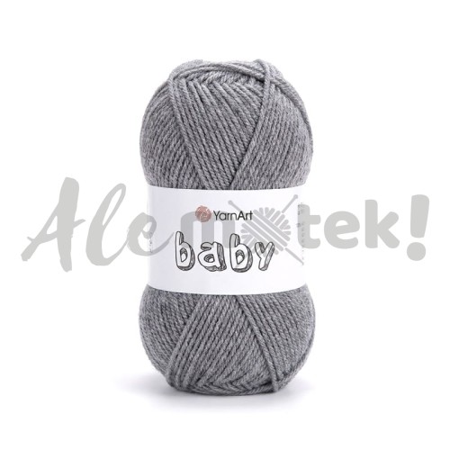 YarnArt Baby 29 szary 50gr 150m 100% akryl