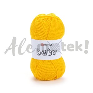 YarnArt Baby 32 żółty 50gr 150m 100% akryl 