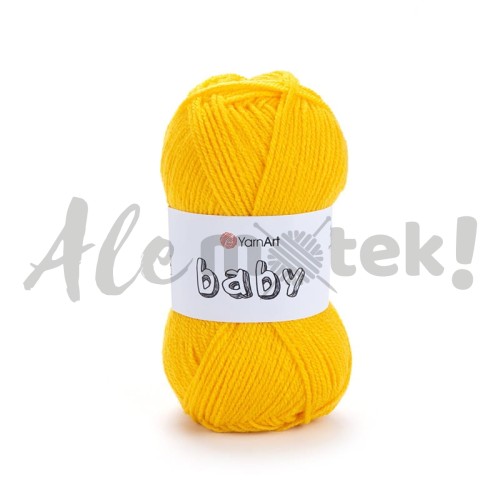 YarnArt Baby 32 żółty 50gr 150m 100% akryl 