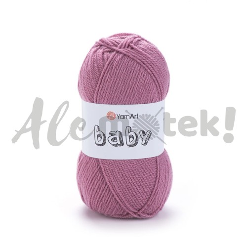 YarnArt Baby 3017 indyjski róż 50gr 150m 100% akryl 