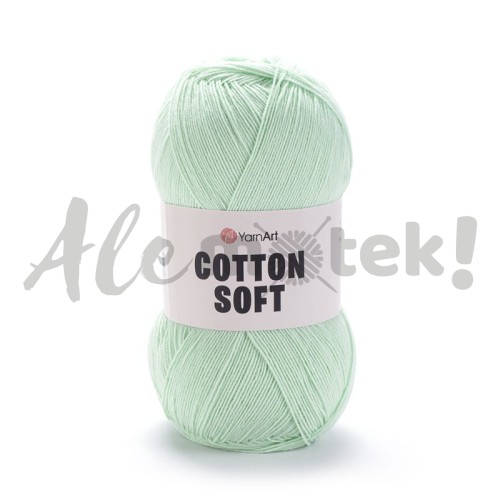 YarnArt Cotton Soft 79 aqua 100gr 600m 55% bawełna 45% akryl