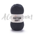 YarnArt Cotton Soft 28 grafitowy 100gr 600m 55% bawełna 45% akryl 