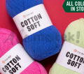 YarnArt Cotton Soft 76 jasny turkusowy 100gr 600m 55% bawełna 45% akryl 