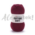 YarnArt Cotton Soft 66 bordowy 100gr 600m 55% bawełna 45% akryl   