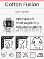 Włóczka YarnArt Cotton Fusion 3648 100gr 225m 100% bawełna 