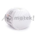 Włóczka YarnArt Baby Cotton 400 biały 50gr 165m 50% bawełna 50% akryl