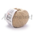 Włóczka YarnArt Baby Cotton 405 beżowy 50gr 165m 50% bawełna 50% akryl 