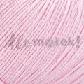 Włóczka YarnArt Baby Cotton 410 jasny różowy 50gr 165m 50% bawełna 50% akryl 