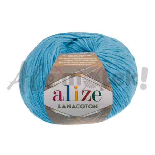 Alize Lanacoton - 287 turkusowy