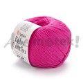 Włóczka YarnArt Baby Cotton 422 amarantowy 50gr 165m 50% bawełna 50% akryl 